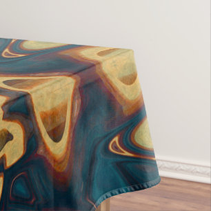 fractal geometric pattern composition tablecloth