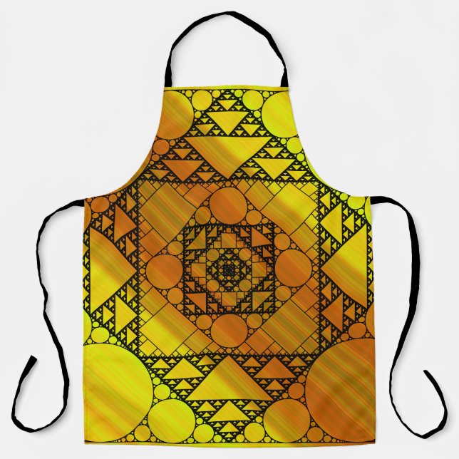 Fractal Geometry All-Over Print Apron (Front)