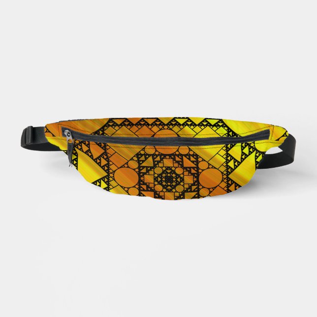 Fractal Geometry Bum Bags (Front)