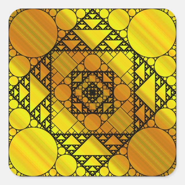 Fractal Geometry Sticker (Front)