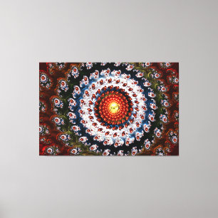 Fractal Glass 3 Wrapped Canvas