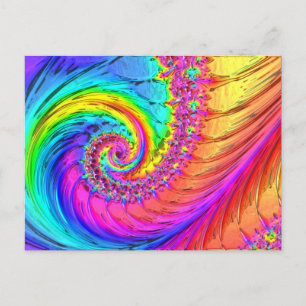 Fractal Glass 6 Postcard