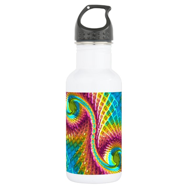 Fractal Glass 7 532 Ml Water Bottle (Front)