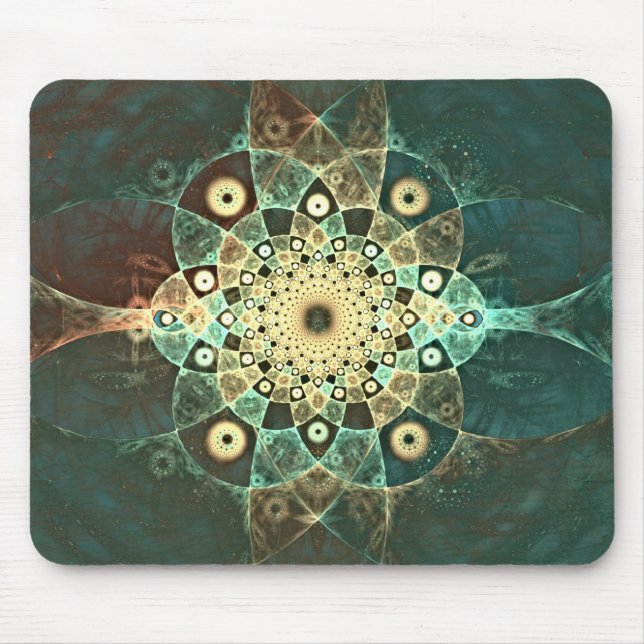Fractal grunge mouse mat (Front)