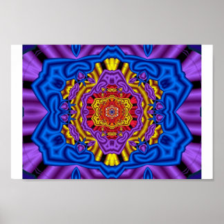 Fractal harmony poster