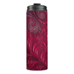 Fractal Heart Thermal Tumbler