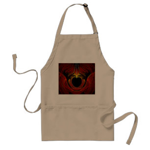 Fractal - Heart - Victorian love Standard Apron