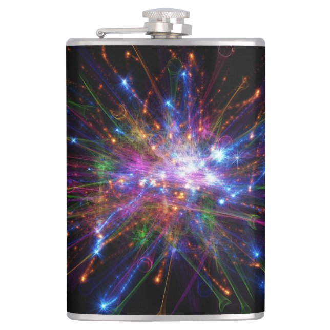 Fractal Hip Flask (Front)