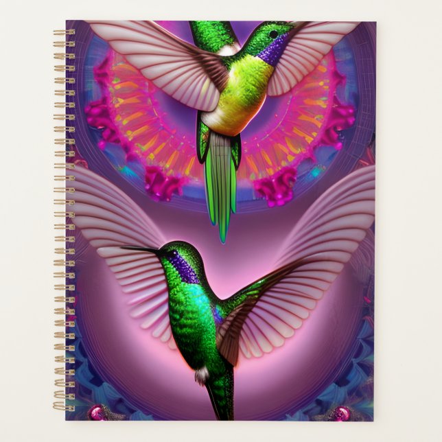 Fractal Hummingbird Planner (Front)