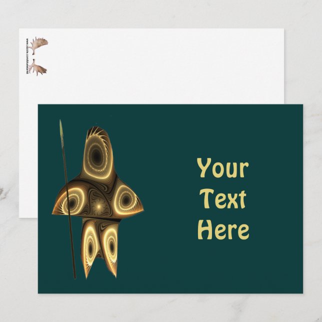 Fractal Inuit Hunter (Front/Back)