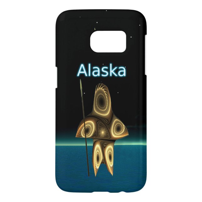 Fractal Inuit Hunter - Alaska Case-Mate Samsung Galaxy Case (Back)