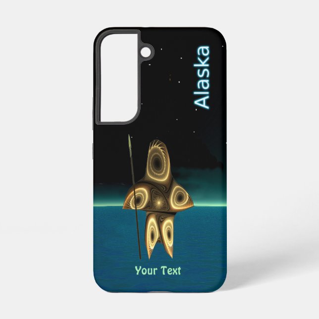 Fractal Inuit Hunter - Alaska OtterBox iPhone Case (Back)
