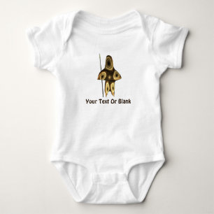 Fractal Inuit Hunter Baby Bodysuit