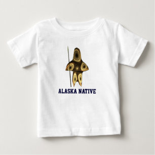 Fractal Inuit Hunter Baby T-Shirt