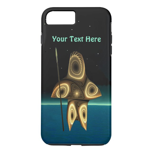 Fractal Inuit Hunter Case-Mate iPhone Case (Back)