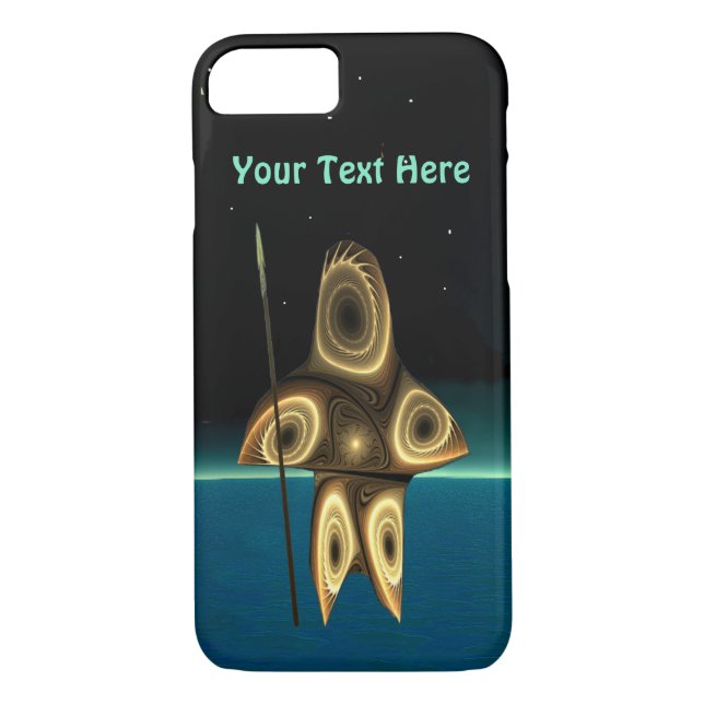Fractal Inuit Hunter Case-Mate iPhone Case (Back)