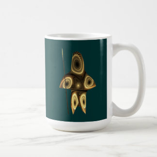 Fractal Inuit Hunter Coffee Mug