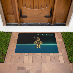 Fractal Inuit Hunter Doormat