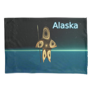 Fractal Inuit Hunter Pillowcase