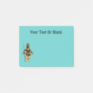 Fractal Inuit Hunter Post-it Notes