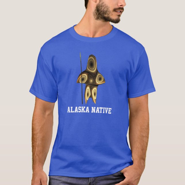 Fractal Inuit Hunter T-Shirt (Front)
