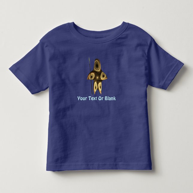 Fractal Inuit Hunter Toddler T-Shirt (Front)
