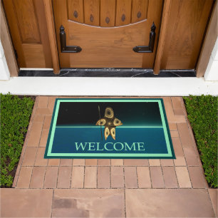 Fractal Inuit Hunter - Welcome Doormat