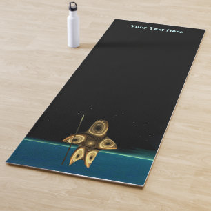 Fractal Inuit Hunter Yoga Mat
