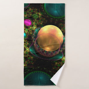 Fractal Julian Pearl Jewellery Background - Fracta Bath Towel