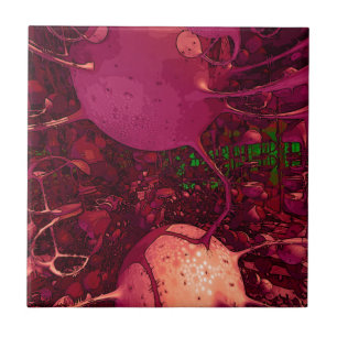 Fractal jungle tile