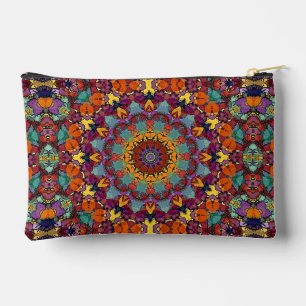 Fractal Kaleidoscope Mandala Art Design-44444 Accessory Pouch