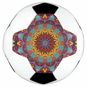 Fractal Kaleidoscope Mandala Pattern-64351 Football