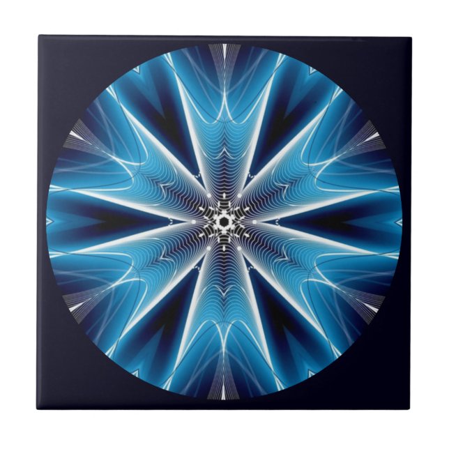 Fractal Kitchen Tiles ~ Mandelbrot ~ Fibonacci ~ (Front)