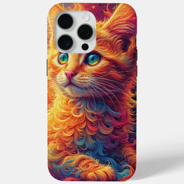 Fractal Kitten  Case-Mate iPhone Case (Back)