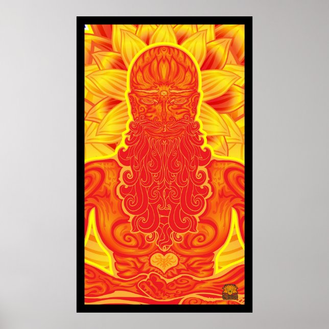 Fractal Landscape - Heart #02 Poster (Front)