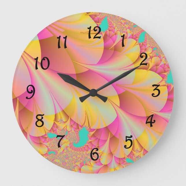 Fractal Large Clock (Front)