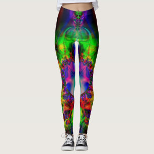 Fractal Leggings, Beetle Juice Leggings