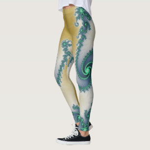 Fractal Leggings ~ Mandelbrot ~ Fibonacci ~ * ~