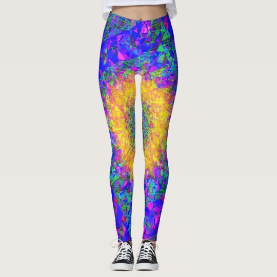 Fractal Leggings, Quilt Leggings