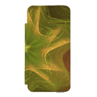Fractal Light Green Palette Incipio Watson™ iPhone 5 Wallet Case