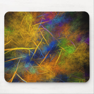 Fractal Lightning (Storm Flame) Mouse Mat