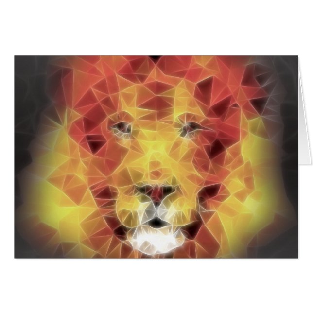 Fractal lion (Front Horizontal)