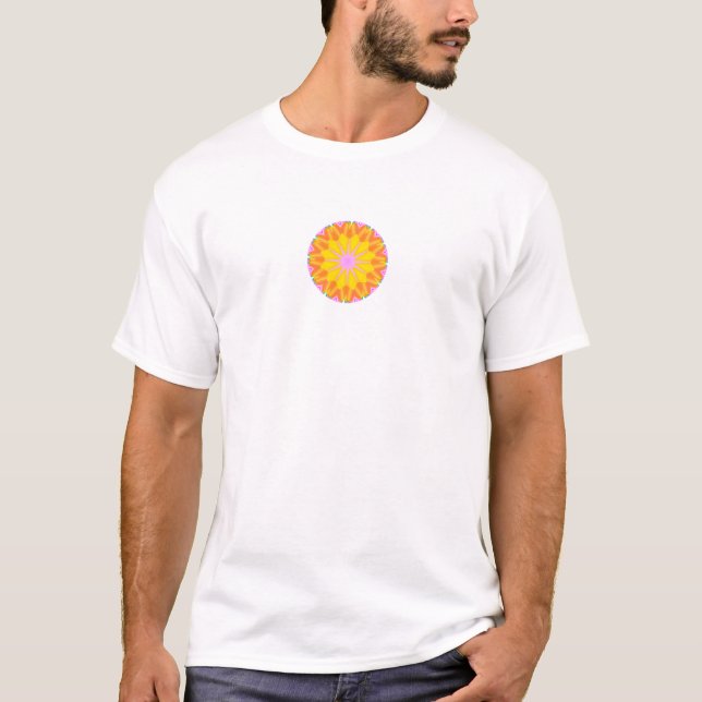 Fractal Mandala - 23 - Customised T-Shirt (Front)