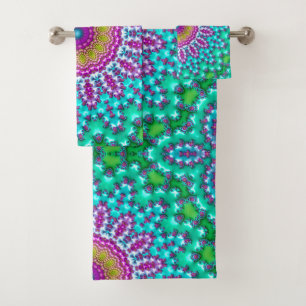 Fractal Mandala 3 Bath Towel Set