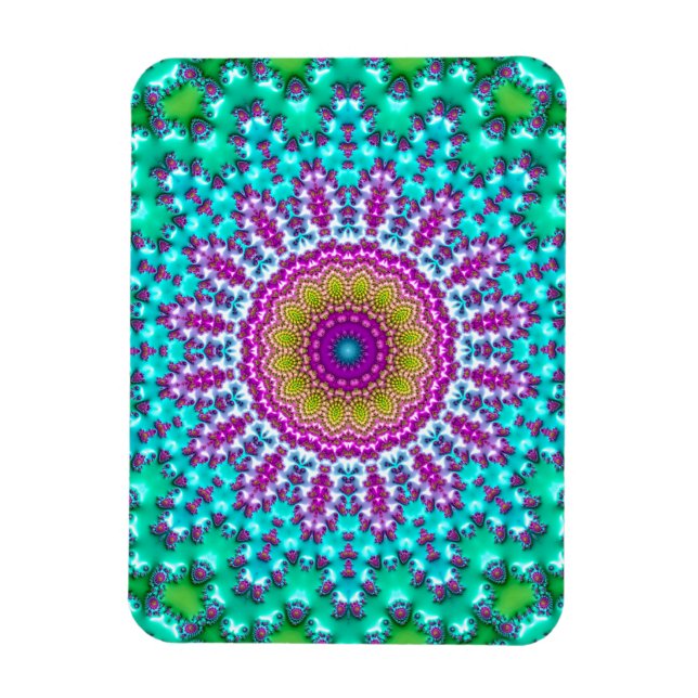 Fractal Mandala 3 Magnet (Vertical)