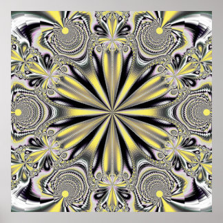 Fractal Mandala 4 Poster