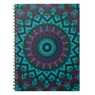 Fractal Mandala Geometric Circle Southwestern Notebook