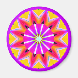Fractal Mandala Magnet