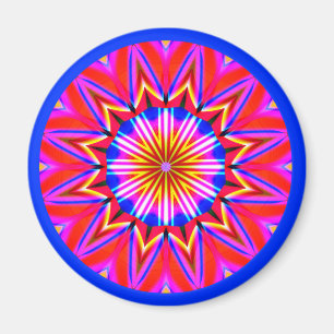 Fractal Mandala Magnet