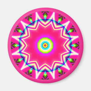 Fractal Mandala Magnet